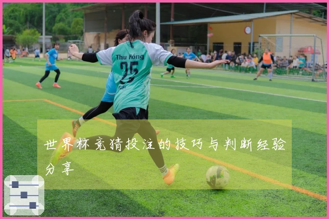 世界杯竞猜投注的技巧与判断经验分享